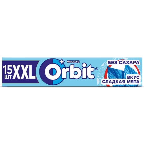 Жевательная резинка ORBIT Сладкая мята XXL, 20,4г, картинка