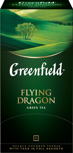 Чай зеленый GREENFIELD Flying Dragon, 25пак, фото