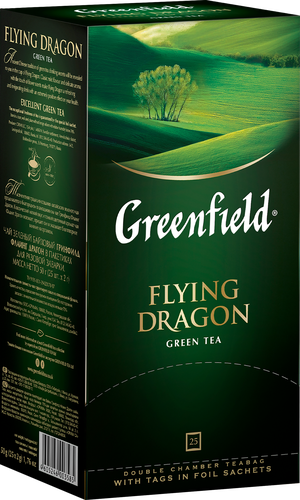 Чай зеленый GREENFIELD Flying Dragon, 25пак, изображение