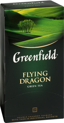 Чай зеленый GREENFIELD Flying Dragon, 25пак, фото