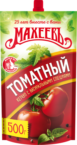 Кетчуп МАХЕЕВЪ Томатный, 500г, картинка