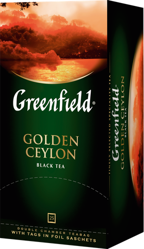 Чай черный GREENFIELD Golden Ceylon, 25пак, детальное фото