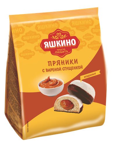 Пряники ЯШКИНО с вареной сгущенкой, 350г, детальное фото
