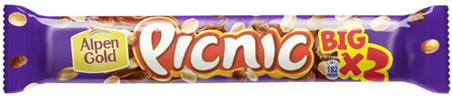 Шоколадный батончик PICNIC BIG, 76г, картинка