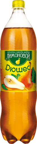 Напиток МАДАМ ЛИМОНОВА Дюшес газированный, 1.5л, крупный план