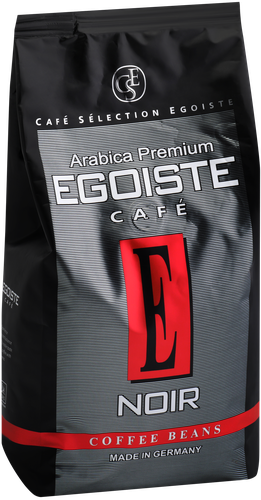 Кофе зерновой EGOISTE Noir, 1кг, крупный план