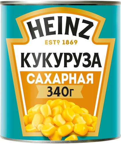 Кукуруза HEINZ сладкая консервированная, 340г, фото