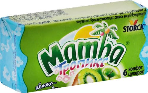 Конфеты жевательные MAMBA Тропикс, 26,5г, фотография