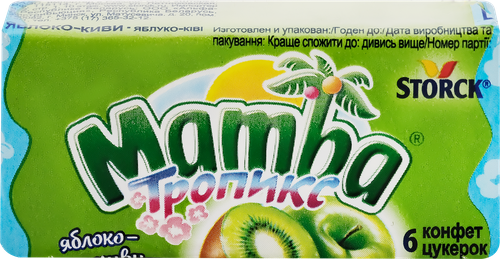 Конфеты жевательные MAMBA Тропикс, 26,5г, фото