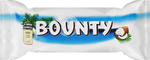 Конфеты шоколадные BOUNTY с нежной мякотью кокоса, весовые, изображение