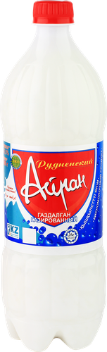 Айран РУДНЕНСКИЙ 1,5% газированный, без змж, 1000г, крупный план