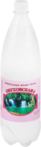 Вода минеральная ОБУХОВСКАЯ-1 лечебно-столовая газированная, 1.25л, картинка