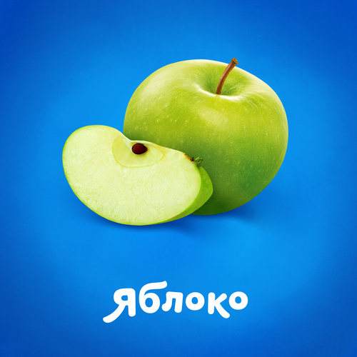 Пюре фруктовое АГУША Яблоко, с 4 месяцев, 90г, вид
