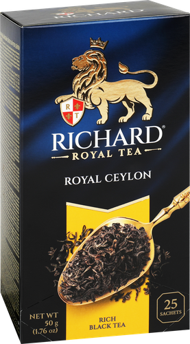 Чай черный RICHARD Royal Ceylon Цейлонский байховый, 25пак, картинка