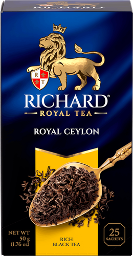 Чай черный RICHARD Royal Ceylon Цейлонский байховый, 25пак, детальное фото
