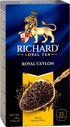 Чай черный RICHARD Royal Ceylon Цейлонский байховый, 25пак, изображение