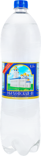Вода минеральная ОБУХОВСКАЯ 11 лечебно-столовая газированная, 1.5л, картинка