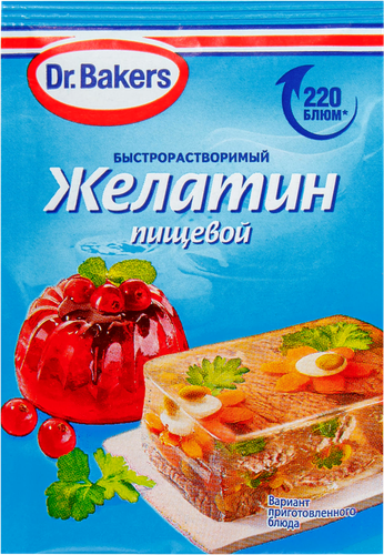 Желатин пищевой DR.BAKERS, 10г, фото