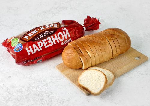 Батон РЕЖ-ХЛЕБ Нарезной высший сорт в нарезке, 300г, изображение