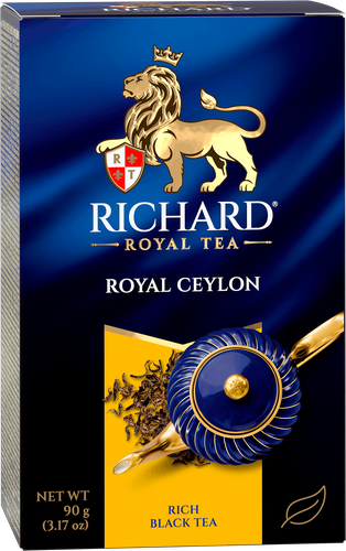 Чай черный RICHARD Royal Ceylon Цейлонский листовой, 90г, изображение