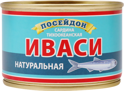 Сардина ПОСЕЙДОН в масле, 230г, детальное фото