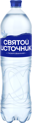Вода питьевая СВЯТОЙ ИСТОЧНИК газированная, 1.5л, детальное фото