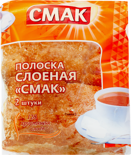 Полоска слоеная СМАК, высший сорт, 80г, детальное фото