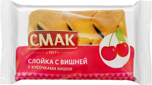Слойка СМАК с вишней, 90г, картинка