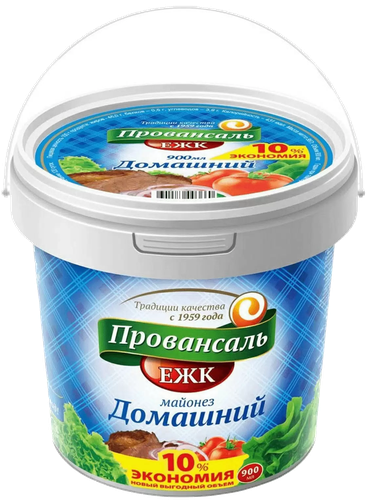Соус майонезный ЕЖК Провансаль Домашний 46%, 900мл, изображение