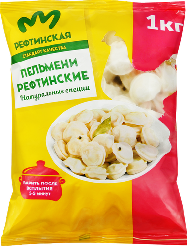 Пельмени РЕФТИНСКАЯ, 1000г, детальное фото