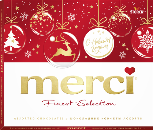 Конфеты MERCI Finest selection Ассорти, 250г, вид