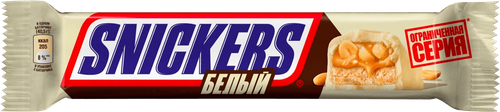 Батончик шоколадный SNICKERS White, 81г, фото