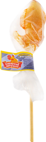 Карамель леденцовая СИБИРСКИЙ ПЕТУШОК Фигурная на палочке, 13г, детальное фото