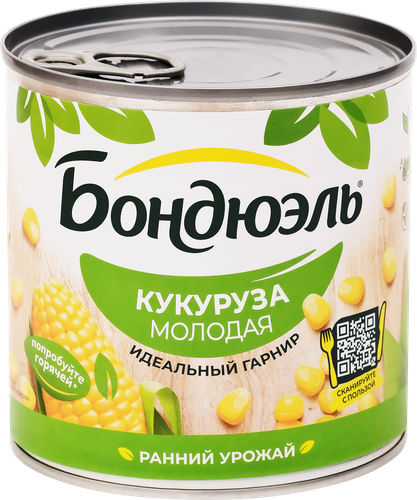 Кукуруза БОНДЮЭЛЬ молодая, 425мл, изображение