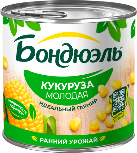 Кукуруза БОНДЮЭЛЬ молодая, 425мл, фотография