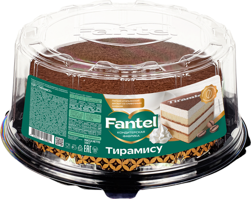 Торт ФАНТЭЛЬ Тирамису, 500г, картинка