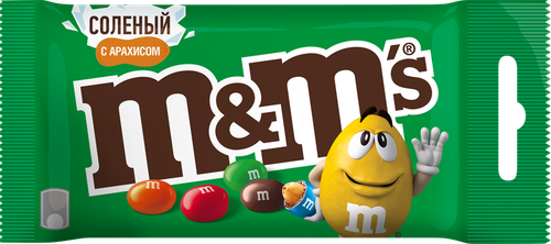 Драже M&M'S с соленым арахисом, 45г, фотография