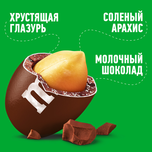 Драже M&M'S с соленым арахисом, 45г, изображение