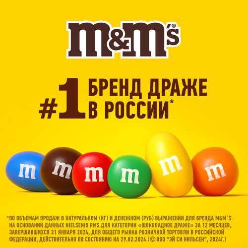 Драже M&M'S с соленым арахисом, 45г, детальное фото