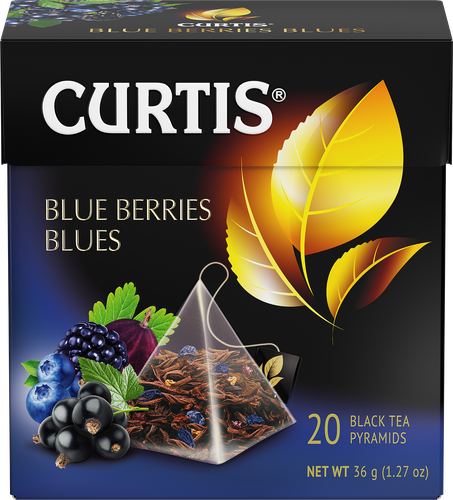 Чай черный CURTIS Ягодный Блюз с ароматом ягод, 20пак, изображение
