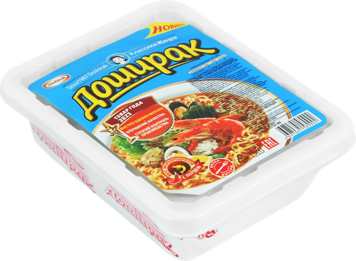 Лапша ДОШИРАК со вкусом морепродуктов, 90г, фотография