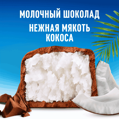 Батончик шоколадный BOUNTY Молочный, 55г, изображение
