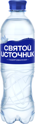 Вода питьевая СВЯТОЙ ИСТОЧНИК газированная, 0.5л, фото
