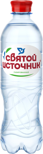 Вода питьевая СВЯТОЙ ИСТОЧНИК газированная, 0.5л, фотография