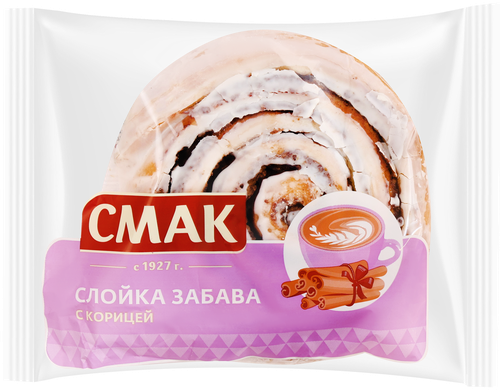 Слойка СМАК Забава с корицей, 100г, картинка