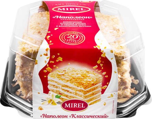 Торт Наполеон классический 550г. Мирэль, детальное фото