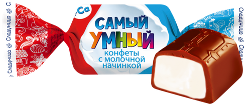 Конфеты СЛАДУНИЦА Самый умный, весовые, фотография