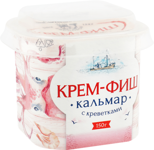 Паста КРЕМ-ФИШ Кальмар-креветка, 150г, детальное фото