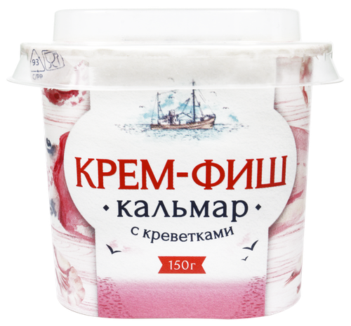 Паста КРЕМ-ФИШ Кальмар-креветка, 150г, картинка