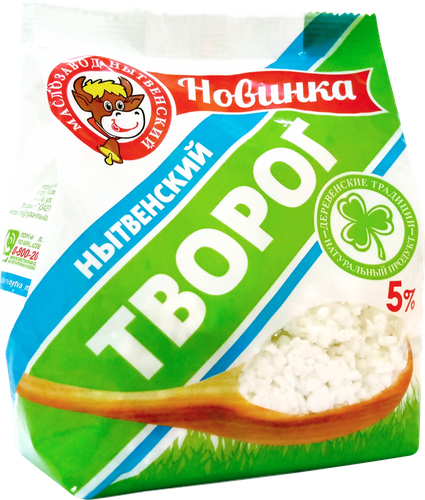 Творог МЗ НЫТВЕНСКИЙ 5%, без змж, 400г, детальное фото